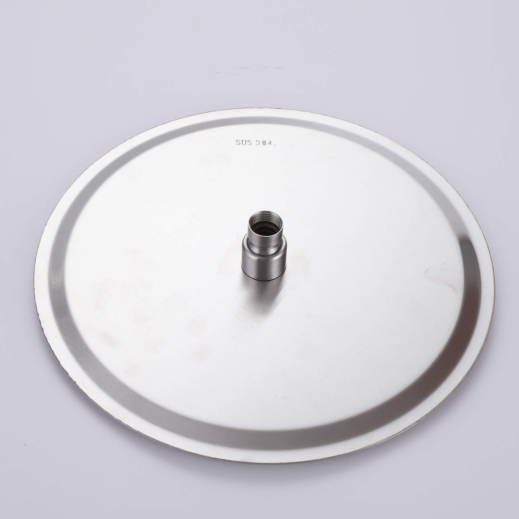 304 Stainless Steel Freestanding Outdoor Shower with Detachable Shower Head