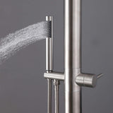 Outdoor Shower with Rain Shower and Handheld Shower Head for Outside/Poolside/Patio Drench Shower JK0158