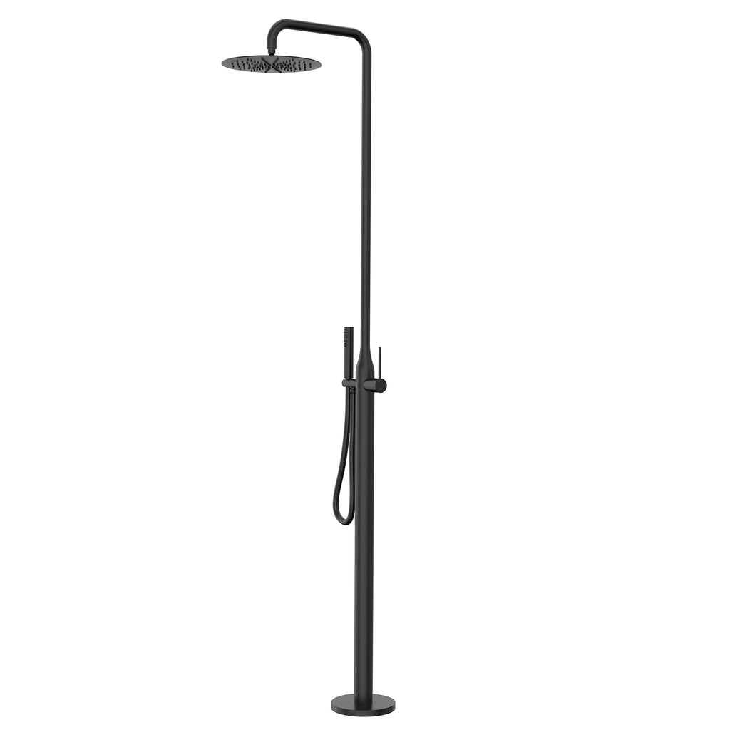 Rbrohant Freestanding Stainless Steel Outdoor Shower - On Sale - Bed Bath &  Beyond - 38050207