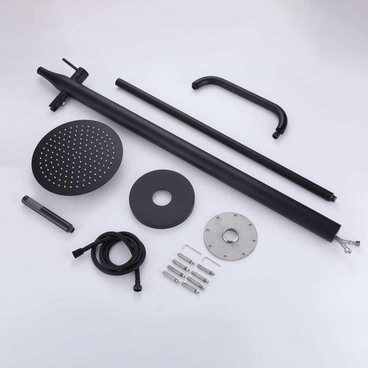 matte black freestanding outdoor shower product list