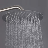 Freestanding Stainless Steel Outdoor Shower for Poolside with Handheld Shower & Drench Head
