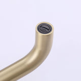 Wall Mount Bathroom with 2 Brass knurled Handles and Rough in Valve Included