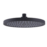 Luxury Round High Pressure Rain Shower Head Adjustable Swivel Ball Durable ABS Wall and Ceiling-Mounted