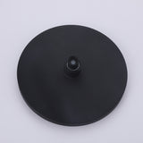 Luxury Round High Pressure Rain Shower Head Adjustable Swivel Ball Durable ABS Wall and Ceiling-Mounted