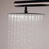 Freestanding Outdoor Shower with Handheld Sprayer and 12-Inch Showerhead