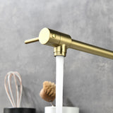Pot Filler Folding Faucet Wall Mount Swing Arm Folding Kitchen Faucet Solid Brass JK0186