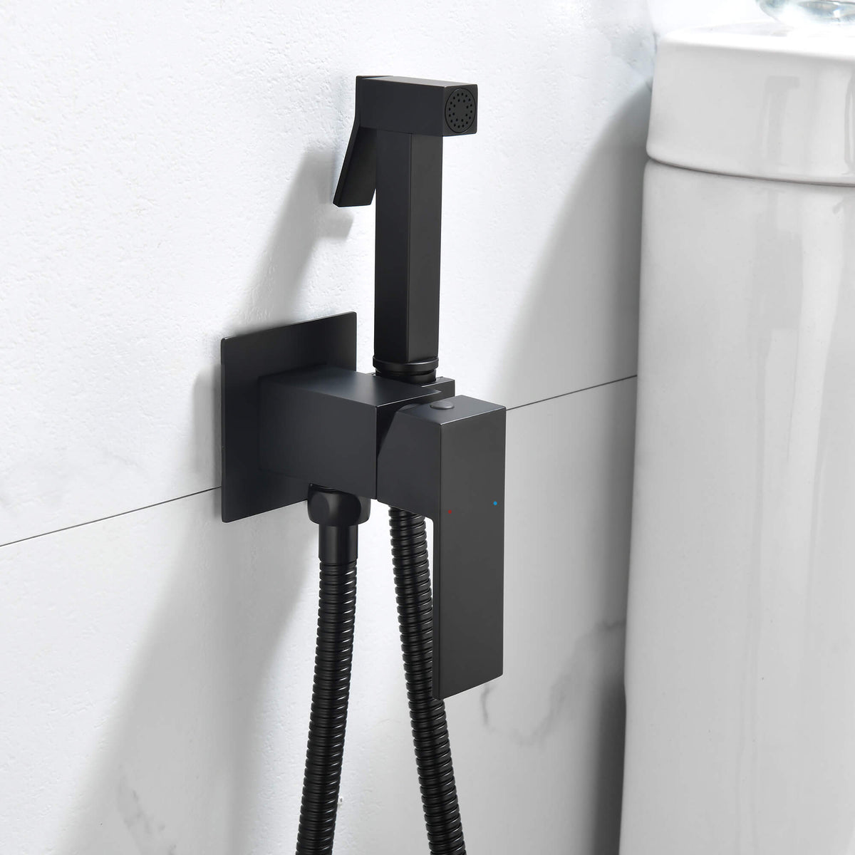 Handheld Brass Bidet Sprayer for Toilet Bathroom Spray Set with Adjustable Water Pressure and Hose