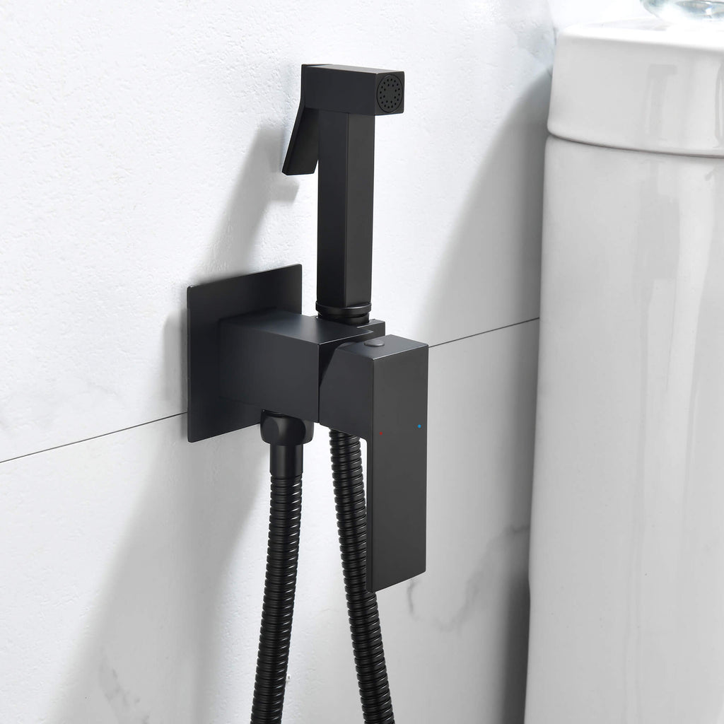 Handheld Bidet Sprayer for Toilet Brass Bathroom Cloth Diaper Sprayer Set JK0190