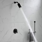 Concealed Shower Faucet with Hot and Cold Mixer Valve Spa Shower Head Set JK0191