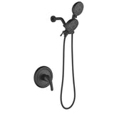 Dual Shower Head System with High-Pressure 7-Function Rain Shower Head