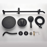 Wall Mount Shower System with 3 Spray Patterns Hand Shower and 10" Showerhead JK0194