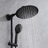 Wall Mount Shower System with 3 Spray Patterns Hand Shower and 10" Showerhead JK0194