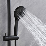 Wall Mount Shower System with 3 Spray Patterns Hand Shower and 10" Showerhead JK0194