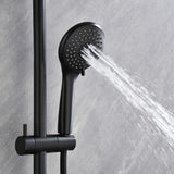 Wall Mount Shower System with 3 Spray Patterns Hand Shower and 10" Showerhead JK0194