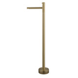 Floor Standing Bathroom Faucet Brushed Gold Tall Basin Faucet Single Handle JK0198
