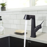 Versatile Bathroom Sink Faucet with Pull-Out Spray for Enhanced Use