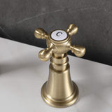 Classic 3-Hole Deck-Mounted Bathroom Sink Faucet with 2 Handles