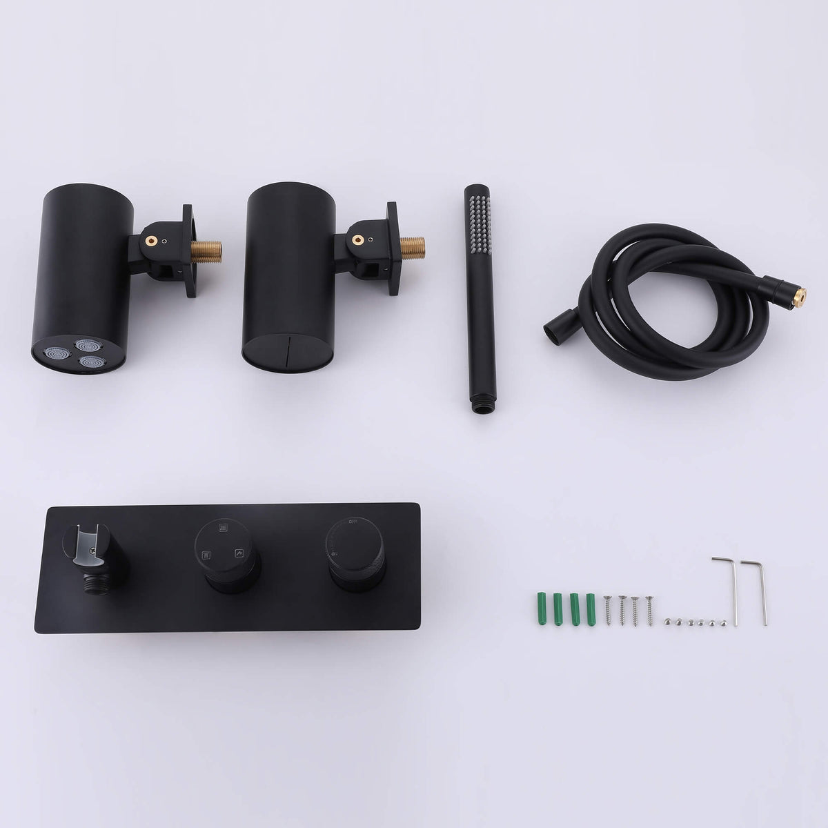 black shower system product list