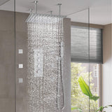 Three Functions Luxury Wall Mounted Bathroom Thermostatic Shower System JK0272
