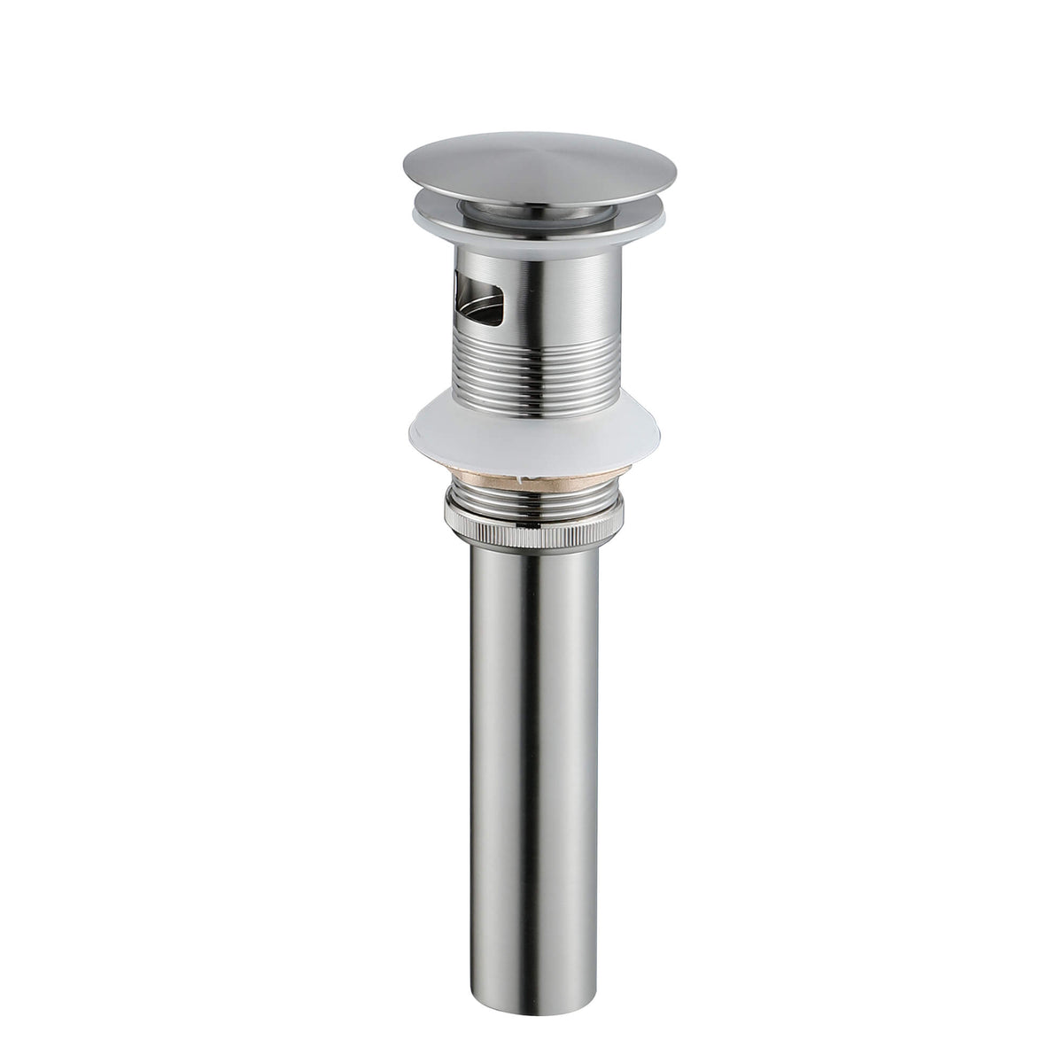 Widespread Bathroom Faucet with Dual Handles and Stainless Steel Pop-Up Drain