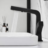 Pull-Out Bathroom Faucet with Dual-Mode Spray and Single Handle