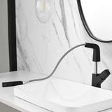 Pull-Out Bathroom Faucet with Dual-Mode Spray and Single Handle