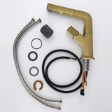 Pull-Out Bathroom Faucet with Dual-Mode Spray and Single Handle
