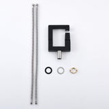 Single Handle Bathroom Basin Faucet with Open Square Frame