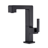 Brass Bathroom Sink Faucet with Single-Handle Rotatable Basin Tap