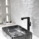 Open Frame Vessel Sink Faucet with Side Handle