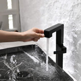 Open Frame Vessel Sink Faucet with Side Handle