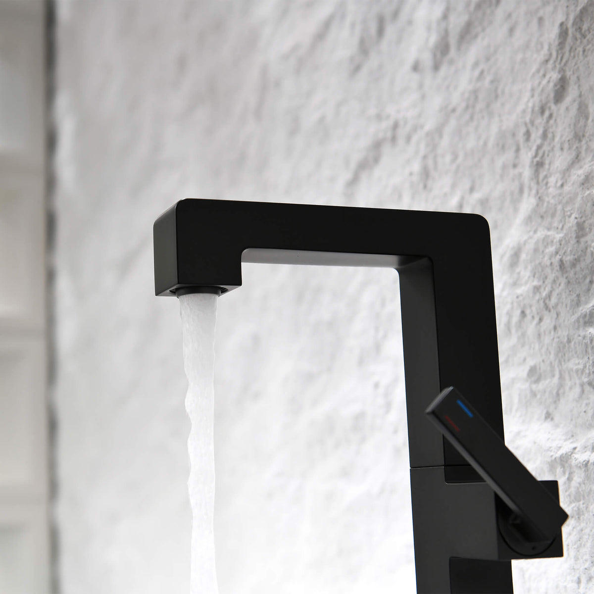 Open Frame Vessel Sink Faucet with Side Handle