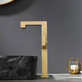 Open Frame Vessel Sink Faucet with Side Handle
