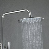 Rain Shower System with Tub Spout and High Pressure 10" Rain Shower Head RB0880