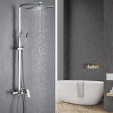 Tub and Faucet Complete Shower System with Rough-In Valve RB0881