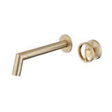 Industrial Single Handle Wall Mount Bathroom Sink Faucet