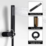Wall-Mounted Rain Shower and Tub Spout Combo Set