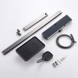 Rainfall Piano Key Digital Shower System with 3-Mode Hand Shower