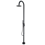 Outdoor Stainless Steel Shower with Handheld and Rain Shower Head