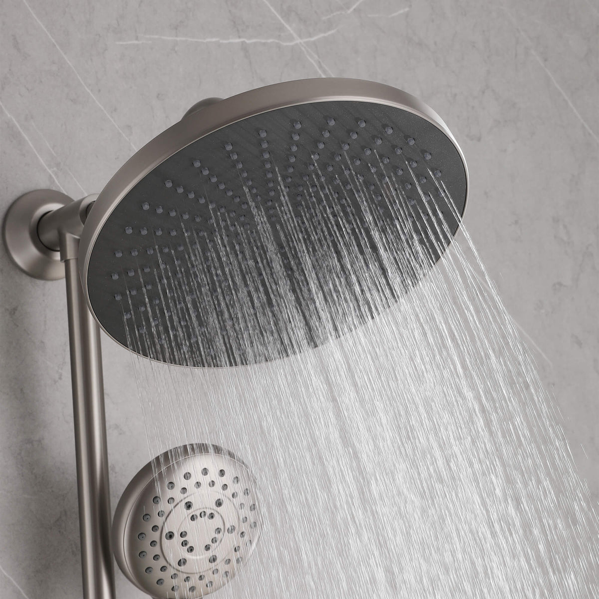 5-Function Rain Shower Faucet with Handheld