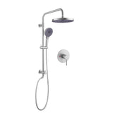 Shower System with Shower Head Hand Shower Slide Bar and Hose JK0113