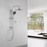 Shower System with Shower Head Hand Shower Slide Bar and Hose JK0113