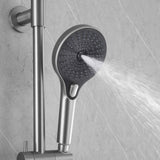 Shower System with Shower Head Hand Shower Slide Bar and Hose JK0113