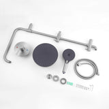 Shower System with Shower Head Hand Shower Slide Bar and Hose JK0113