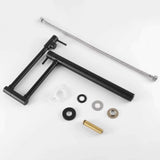 Countertop Pot Filler Faucet Solid Brass Folding Faucet with Dual Handles