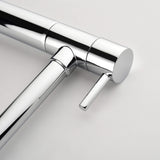 Countertop Pot Filler Faucet Solid Brass Folding Faucet with Dual Handles