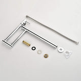 Countertop Pot Filler Faucet Solid Brass Folding Faucet with Dual Handles