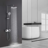 3-Function Exposed Tub Shower System with 3-Mode Hand Shower