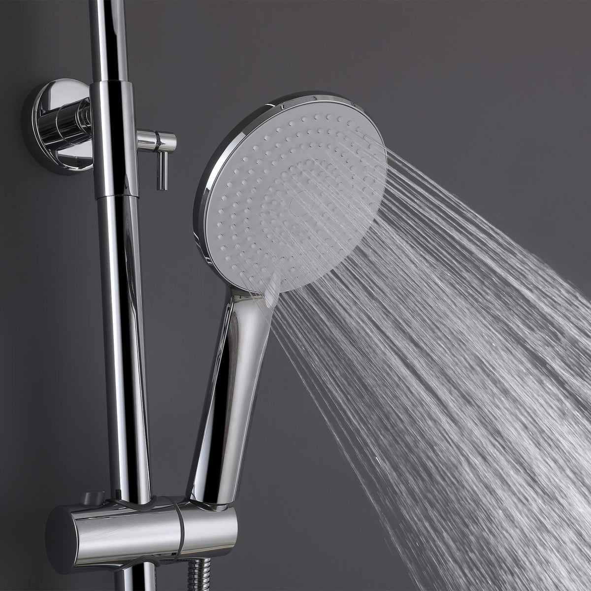3-Function Exposed Tub Shower System with 3-Mode Hand Shower