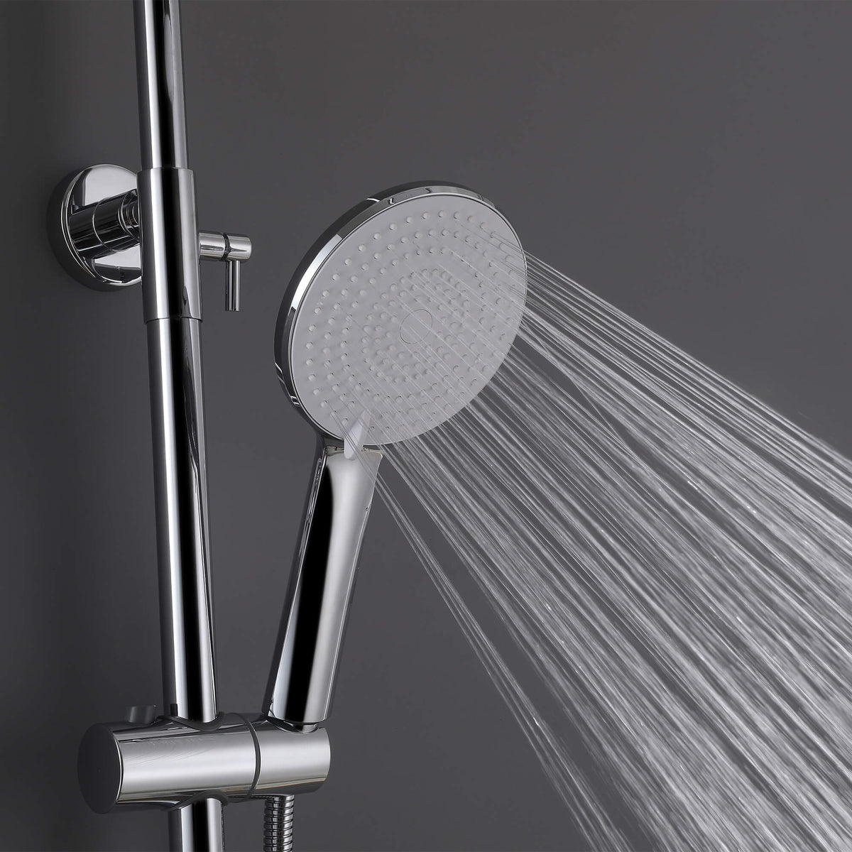 3-Function Exposed Tub Shower System with 3-Mode Hand Shower